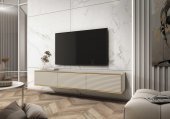 Тумба під телевізор навісна Perfect Home Оро / Oro 3-дверна RTV175 MDF Бежевий (PFH-091366)