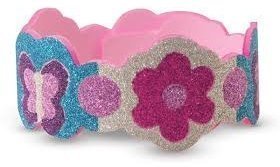 Набор для творчества Браслеты с объемными блестящими наклейками Melissa & Doug MD19506