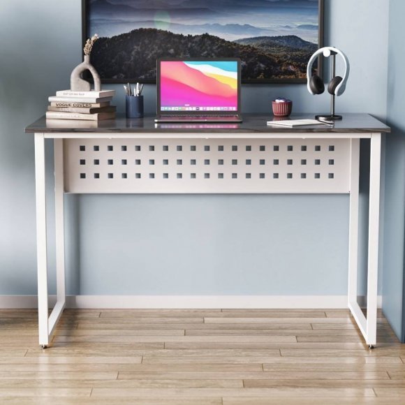 Комп'ютерний стіл Ferrum-decor Майк 75x120x60 білий ДСП Сосна Кембра 16мм (FRD-101311)