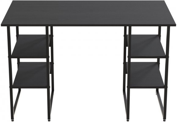 Комп'ютерний стіл Ferrum-decor Карен 75x140x70 чорний ДСП Сосна Кембра 16мм (FRD-102074)