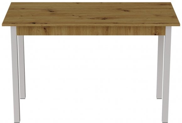 Стіл кухонний Ferrum-decor Маріо 75x120x70 Білий ДСП Дуб Артизан 16мм (FRD-105729) Стіл кухонний Ferrum-decor Маріо 75x120x70 Білий ДСП Дуб Артизан 16мм (FRD-105729)