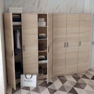 Комплект шаф для одягу Doros Промо (2 шт.) 270х48х204 см Дуб сонома (DRS-011218) Комплект шаф для одягу Doros Промо (2 шт.) 270х48х204 см Дуб сонома (DRS-011218)