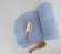 Плед плетений Premium Merino Butterfly 80x100 см Baby Blue lullalove-0536