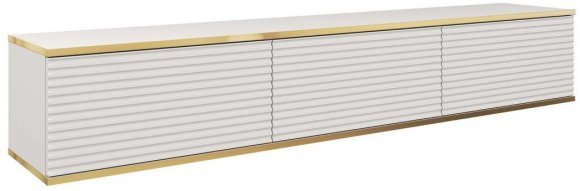 Тумба під телевізор навісна Perfect Home Оро / Oro 3-дверна RTV175 MDF Білий (PFH-091364) Тумба під телевізор навісна Perfect Home Оро / Oro 3-дверна RTV175 MDF Білий (PFH-091364)