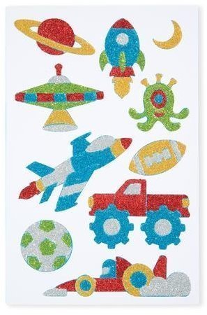 Объемные блестящие наклейки Приключение Melissa & Doug MD19501 Объемные блестящие наклейки Приключение Melissa & Doug MD19501