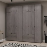 Комплект шаф для одягу Doros Лукас (2 шт.) 240х50х240 см Канноло (DRS-011850) Комплект шаф для одягу Doros Лукас (2 шт.) 240х50х240 см Канноло (DRS-011850)