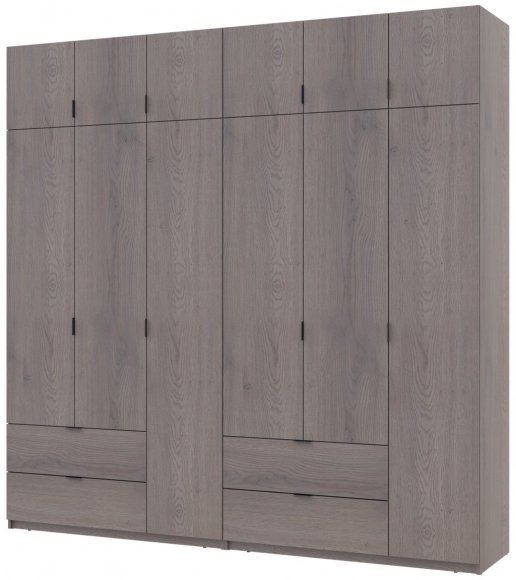 Комплект шаф для одягу Doros Лукас (2 шт.) 240х50х240 см Канноло (DRS-011850) Комплект шаф для одягу Doros Лукас (2 шт.) 240х50х240 см Канноло (DRS-011850)