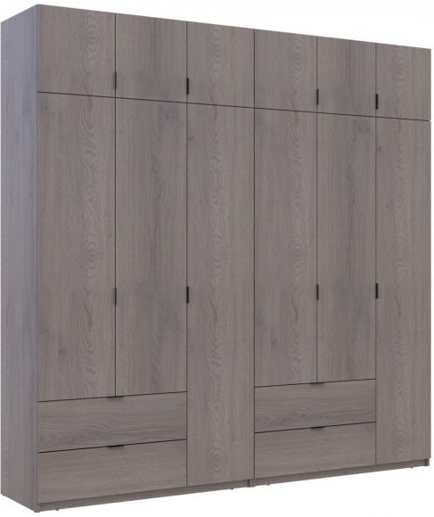 Комплект шаф для одягу Doros Лукас (2 шт.) 240х50х240 см Канноло (DRS-011850) Комплект шаф для одягу Doros Лукас (2 шт.) 240х50х240 см Канноло (DRS-011850)