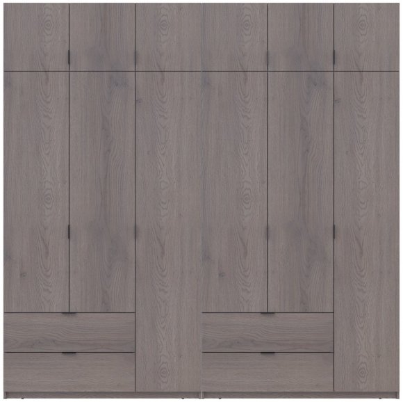 Комплект шаф для одягу Doros Лукас (2 шт.) 240х50х240 см Канноло (DRS-011850) Комплект шаф для одягу Doros Лукас (2 шт.) 240х50х240 см Канноло (DRS-011850)