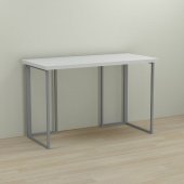 Письмовий стіл Ferrum-decor Ханна 76x120x70 сірий ДСП Біле 32мм (FRD-101436)