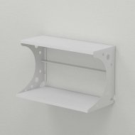 Настінна полиця Ferrum-decor Букін 330x500x240 метал Білий ДСП Біле 16 мм (FRD-102849) Настінна полиця Ferrum-decor Букін 330x500x240 метал Білий ДСП Біле 16 мм (FRD-102849)
