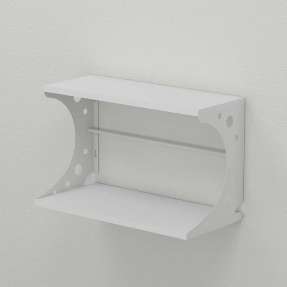 Настінна полиця Ferrum-decor Букін 330x500x240 метал Білий ДСП Біле 16 мм (FRD-102849) Настінна полиця Ferrum-decor Букін 330x500x240 метал Білий ДСП Біле 16 мм (FRD-102849)