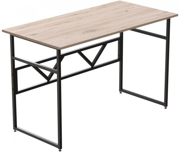 Комп'ютерний стіл Ferrum-decor Раян 75x120x70 чорний ДСП Дуб Сан-Марино 16мм (FRD-103714)