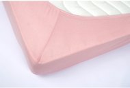 Простирадло трикотажне на гумці пудра 100х200+25 svt-2000022259330 Простирадло трикотажне на гумці пудра 100х200+25 svt-2000022259330