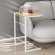 Столик приставний Террі Ferrum-decor 650x440x330 Білий метал ДСП Дуб Артизан 16 мм (FRD-104660)