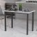 Стіл універсальний Knap Ferrum-decor 750x1400x700 Чорний метал ДСП Білий 16 мм (FRD-106378) Стіл універсальний Knap Ferrum-decor 750x1400x700 Чорний метал ДСП Білий 16 мм (FRD-106378)
