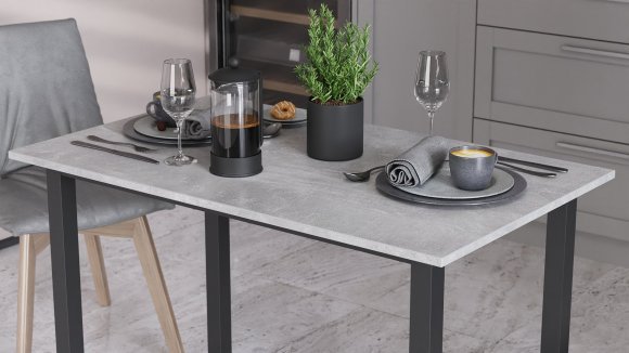 Стіл універсальний Knap Ferrum-decor 750x1400x700 Чорний метал ДСП Білий 16 мм (FRD-106378) Стіл універсальний Knap Ferrum-decor 750x1400x700 Чорний метал ДСП Білий 16 мм (FRD-106378)