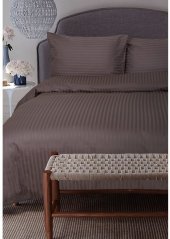 Постільна білизна Готель сатин Страйп кава 1х1 полуторна (Туреччина) 2000022082754 Постільна білизна Готель сатин Страйп кава 1х1 полуторна (Туреччина) 2000022082754