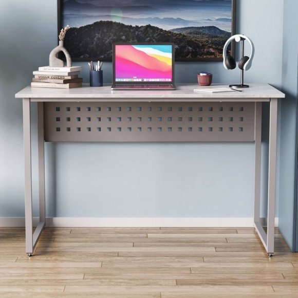 Стіл письмовий Майк Ferrum-decor 75x120x60 Сірий метал ДСП Бетон 32 мм (FRD-106518) Стіл письмовий Майк Ferrum-decor 75x120x60 Сірий метал ДСП Бетон 32 мм (FRD-106518)