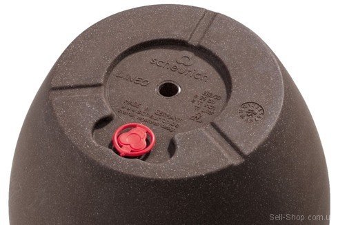 Кашпо для квітів Lineo пластик 30 гранітно-чорний 56524 Кашпо для квітів Lineo пластик 30 гранітно-чорний 56524