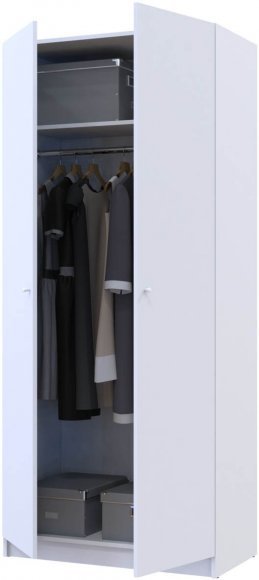 Полиця для одягу Doros Promo Білий 3шт. 86.7х35х1.6 (DRS-011562)