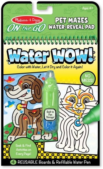 Волшебная водная раскраска Лабиринты Pet Mazes Melissa & Doug MD9484