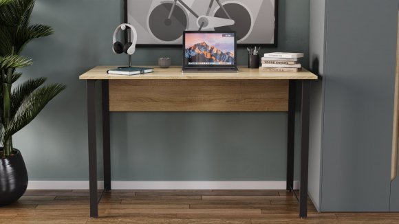 Комп'ютерний стіл Ferrum-decor Раян 75x120x70 чорний ДСП Сосна Кембра 16мм (FRD-103715)