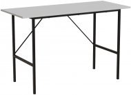 Стіл письмовий Line Тайм Ferrum-decor 750x1200x500 Чорний метал ДСП Біле 16 мм (FRD-104878)