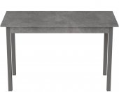 Стіл кухонний Ferrum-decor Маріо 75x120x80 Сірий ДСП Бетон 16мм (FRD-105589)