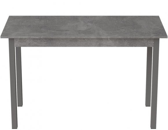 Стіл кухонний Ferrum-decor Маріо 75x120x80 Сірий ДСП Бетон 16мм (FRD-105589)