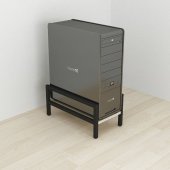 Підставка для системного блоку Ferrum-decor Нікі 21x24x45 Чорний ДСП Сонома 16мм (FRD-105289) Підставка для системного блоку Ferrum-decor Нікі 21x24x45 Чорний ДСП Сонома 16мм (FRD-105289)