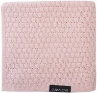 Плед плетений Premium Merino Butterfly 80x100 см Powder Pink lullalove-0567 Плед плетений Premium Merino Butterfly 80x100 см Powder Pink lullalove-0567
