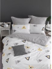 Постільна білизна Home Perfect Ranforce Erios білий сімейний 145х210 см Постільна білизна Home Perfect Ranforce Erios білий сімейний 145х210 см