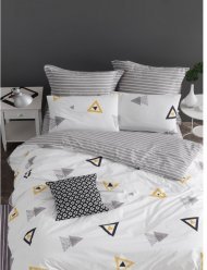 Постільна білизна Home Perfect Ranforce Erios білий сімейний 145х210 см