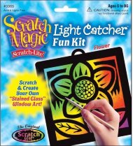 Царапка-вітраж Квітка MD5888