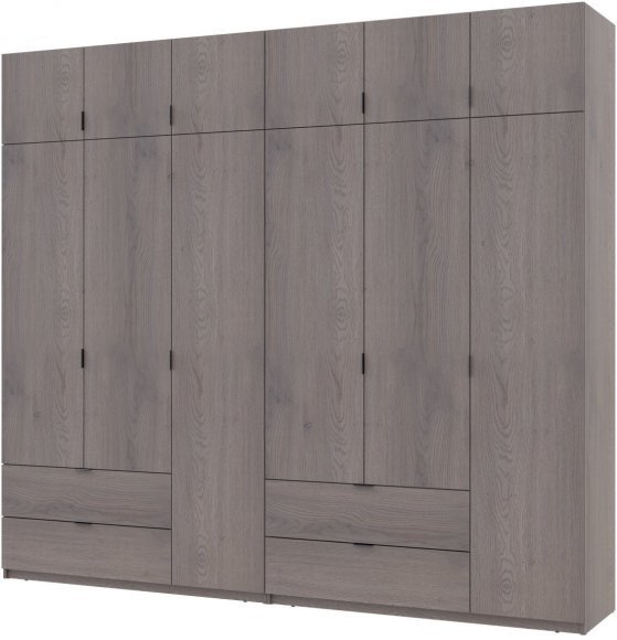 Комплект шаф для одягу Doros Лукас (2 шт.) 270х50х240 см Канноло (DRS-011852) Комплект шаф для одягу Doros Лукас (2 шт.) 270х50х240 см Канноло (DRS-011852)