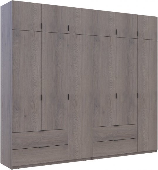 Комплект шаф для одягу Doros Лукас (2 шт.) 270х50х240 см Канноло (DRS-011852) Комплект шаф для одягу Doros Лукас (2 шт.) 270х50х240 см Канноло (DRS-011852)