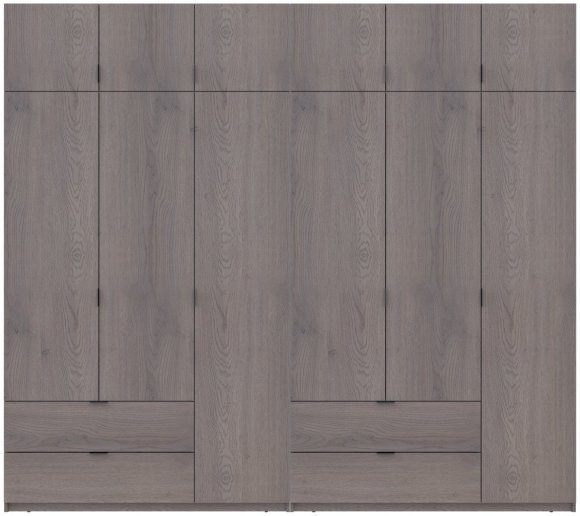 Комплект шаф для одягу Doros Лукас (2 шт.) 270х50х240 см Канноло (DRS-011852) Комплект шаф для одягу Doros Лукас (2 шт.) 270х50х240 см Канноло (DRS-011852)