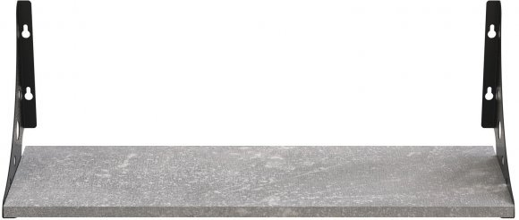 Полиця настінна Ferrum-decor Ханді 2 240x700x240 метал Чорний ДСП Бетон 16 мм (FRD-102602) Полиця настінна Ferrum-decor Ханді 2 240x700x240 метал Чорний ДСП Бетон 16 мм (FRD-102602)