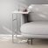 Столик приставний Террі Ferrum-decor 650x440x330 Сірий метал ДСП Біле 16 мм (FRD-104662)