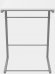 Столик приставний Террі Ferrum-decor 650x440x330 Сірий метал ДСП Біле 16 мм (FRD-104662)