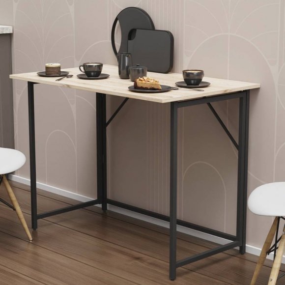 Стіл розкладний Моріс Ferrum-decor 750x1000x600 Чорний метал ДСП Дуб Сан-Марино 16 мм (FRD-104670) Стіл розкладний Моріс Ferrum-decor 750x1000x600 Чорний метал ДСП Дуб Сан-Марино 16 мм (FRD-104670)
