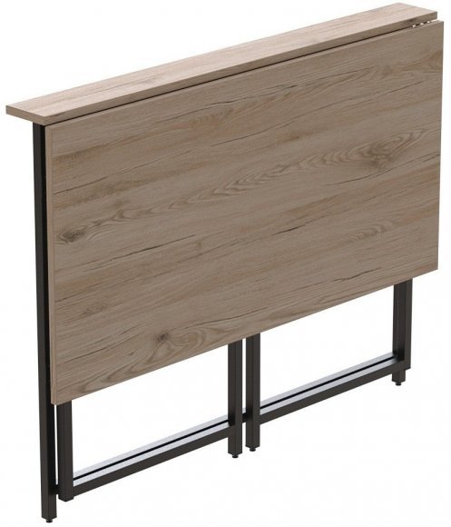 Стіл розкладний Моріс Ferrum-decor 750x1000x600 Чорний метал ДСП Дуб Сан-Марино 16 мм (FRD-104670) Стіл розкладний Моріс Ferrum-decor 750x1000x600 Чорний метал ДСП Дуб Сан-Марино 16 мм (FRD-104670)