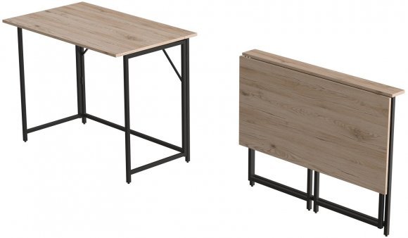 Стіл розкладний Моріс Ferrum-decor 750x1000x600 Чорний метал ДСП Дуб Сан-Марино 16 мм (FRD-104670) Стіл розкладний Моріс Ferrum-decor 750x1000x600 Чорний метал ДСП Дуб Сан-Марино 16 мм (FRD-104670)