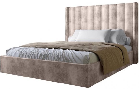 Двоспальне ліжко LION Ніно 160x200 см SILK 402 Лотус (LION-045047)