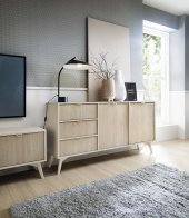 Комод Perfect Home Форест / Forest KSZ158 2-дверний з 3 шухлядами Беж пісочний/ялиця сканді (PFH-091483)
