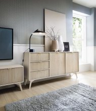 Комод Perfect Home Форест / Forest KSZ158 2-дверний з 3 шухлядами Беж пісочний/ялиця сканді (PFH-091483)