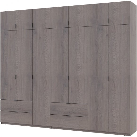 Комплект шаф для одягу Doros Лукас (2 шт.) 280х50х240 см Канноло (DRS-011853) Комплект шаф для одягу Doros Лукас (2 шт.) 280х50х240 см Канноло (DRS-011853)
