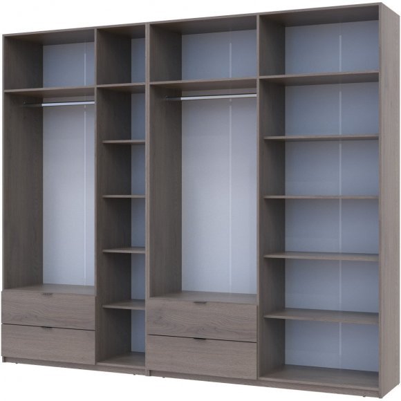 Комплект шаф для одягу Doros Лукас (2 шт.) 280х50х240 см Канноло (DRS-011853) Комплект шаф для одягу Doros Лукас (2 шт.) 280х50х240 см Канноло (DRS-011853)