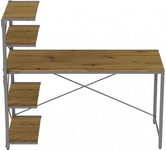 Комп'ютерний стіл Ferrum-decor Джек 75x140x60 Сірий ДСП Артизан (FRD-104419) Комп'ютерний стіл Ferrum-decor Джек 75x140x60 Сірий ДСП Артизан (FRD-104419)
